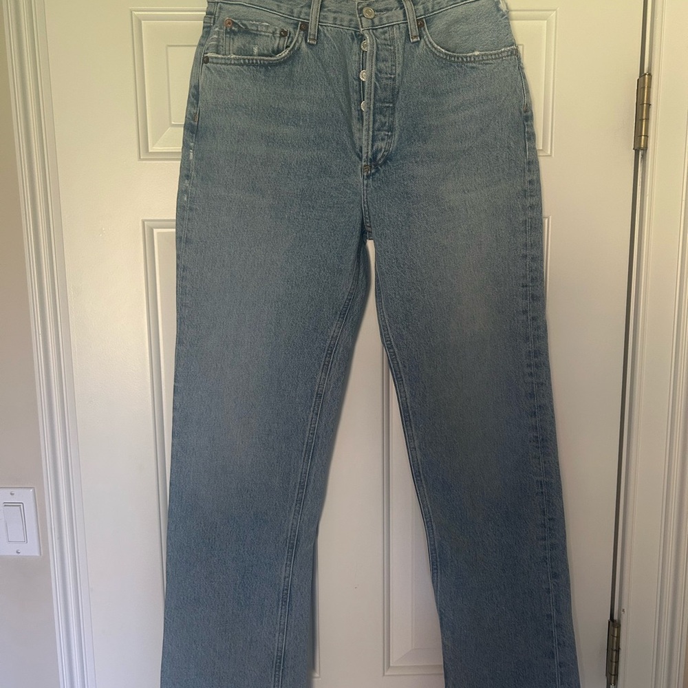 Agolde “Lana” Straight in color “Riptide”. Size 26. Worn once.